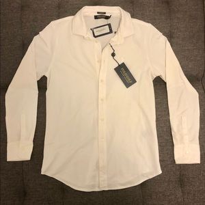 Polo long-sleeved button up, size small women